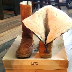 UGG Knightsbridge Chestnut Boots Sz 6